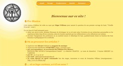 Desktop Screenshot of editionspromusica.com