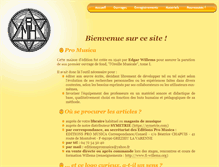 Tablet Screenshot of editionspromusica.com